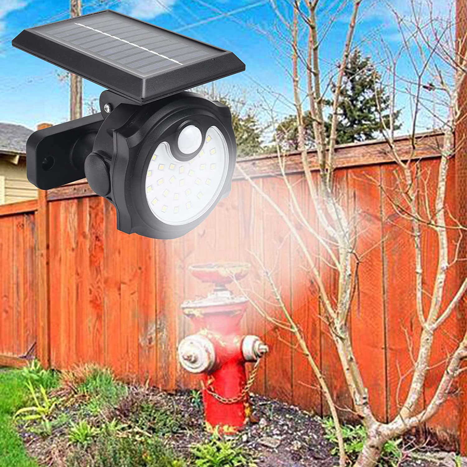 SH-1705A 26 Ledli Sensörlü 3 Modlu Solar İndiksiyon Duvar Lambası İçerik