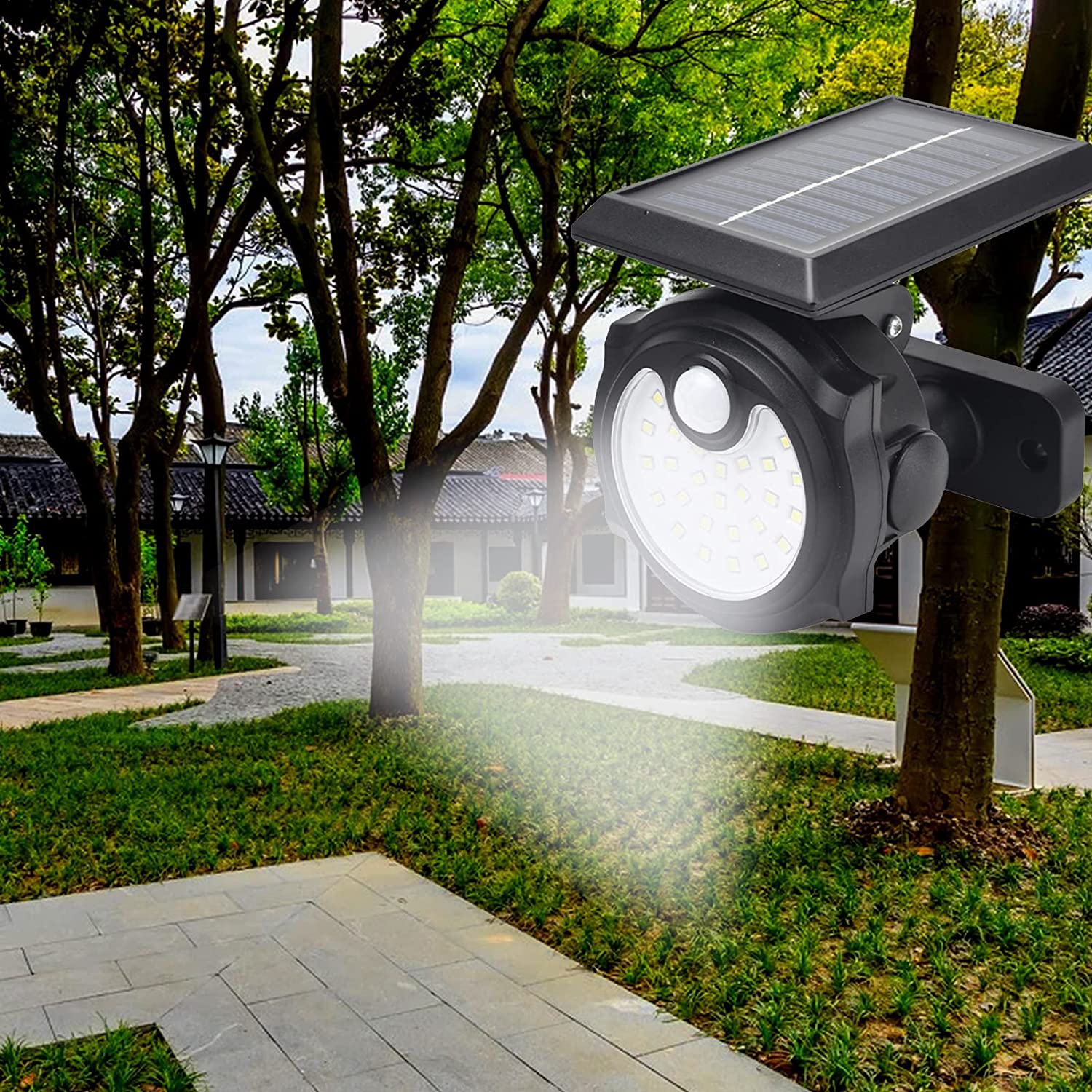 SH-1705A 26 Ledli Sensörlü 3 Modlu Solar İndiksiyon Duvar Lambası İçerik