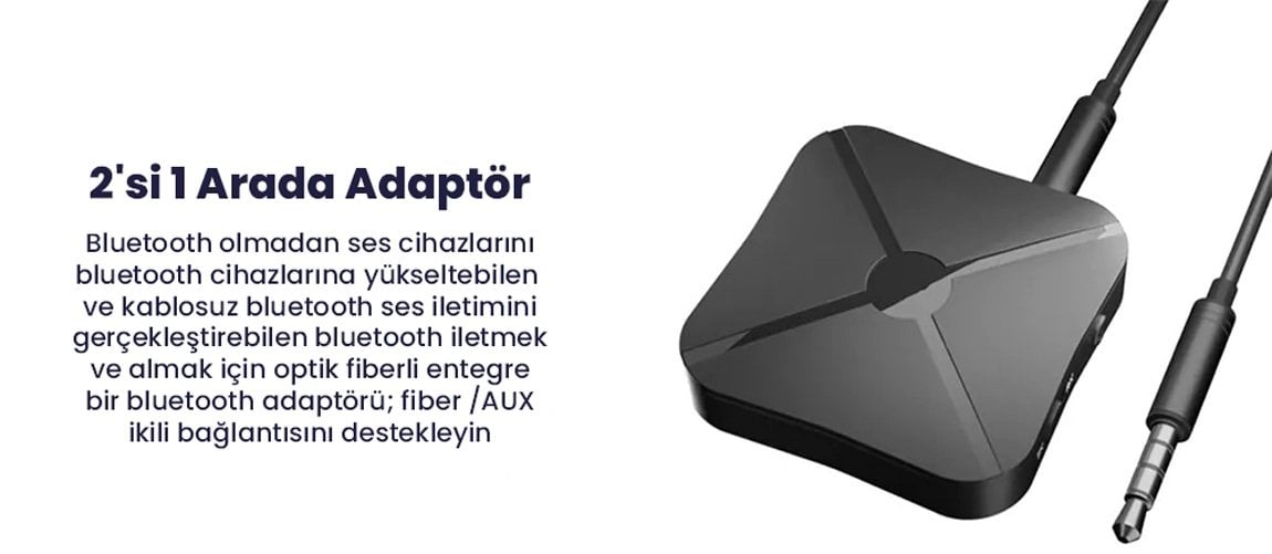 PM-1621 2in1 Kablosuz Bluetooth Ses Alıcı-Verici Aktarıcı KN319 İçerik