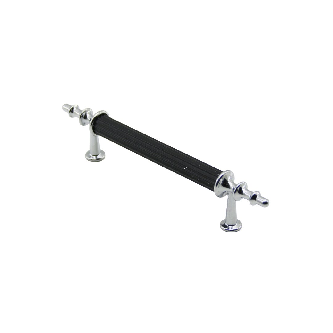 10 ADET KROM - SİYAH BORU KULP 9.6CM