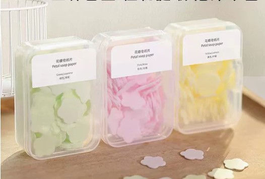 100 Yaprak Eriyen Mini Parfümlü Kağıt Sabun