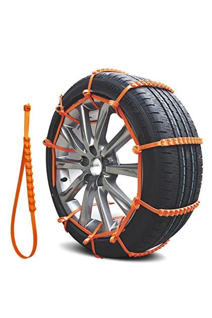 10PCS PLASTİK ZİNCİR OTO LASTİK KAR KELEPÇESİ = CIRTLI