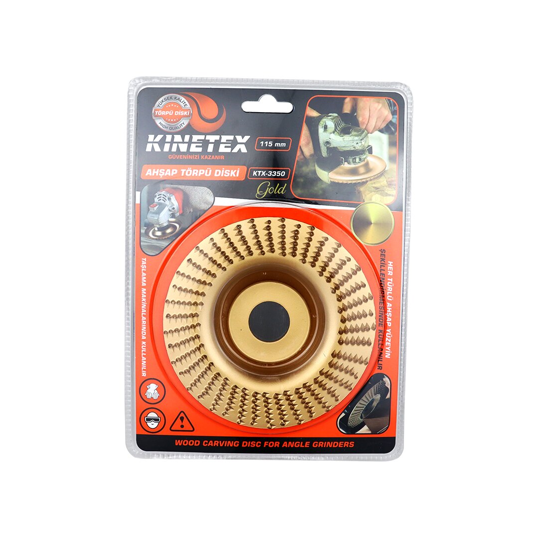 115MM  AHŞAP DİSK EĞE TÖRPÜ GOLD
