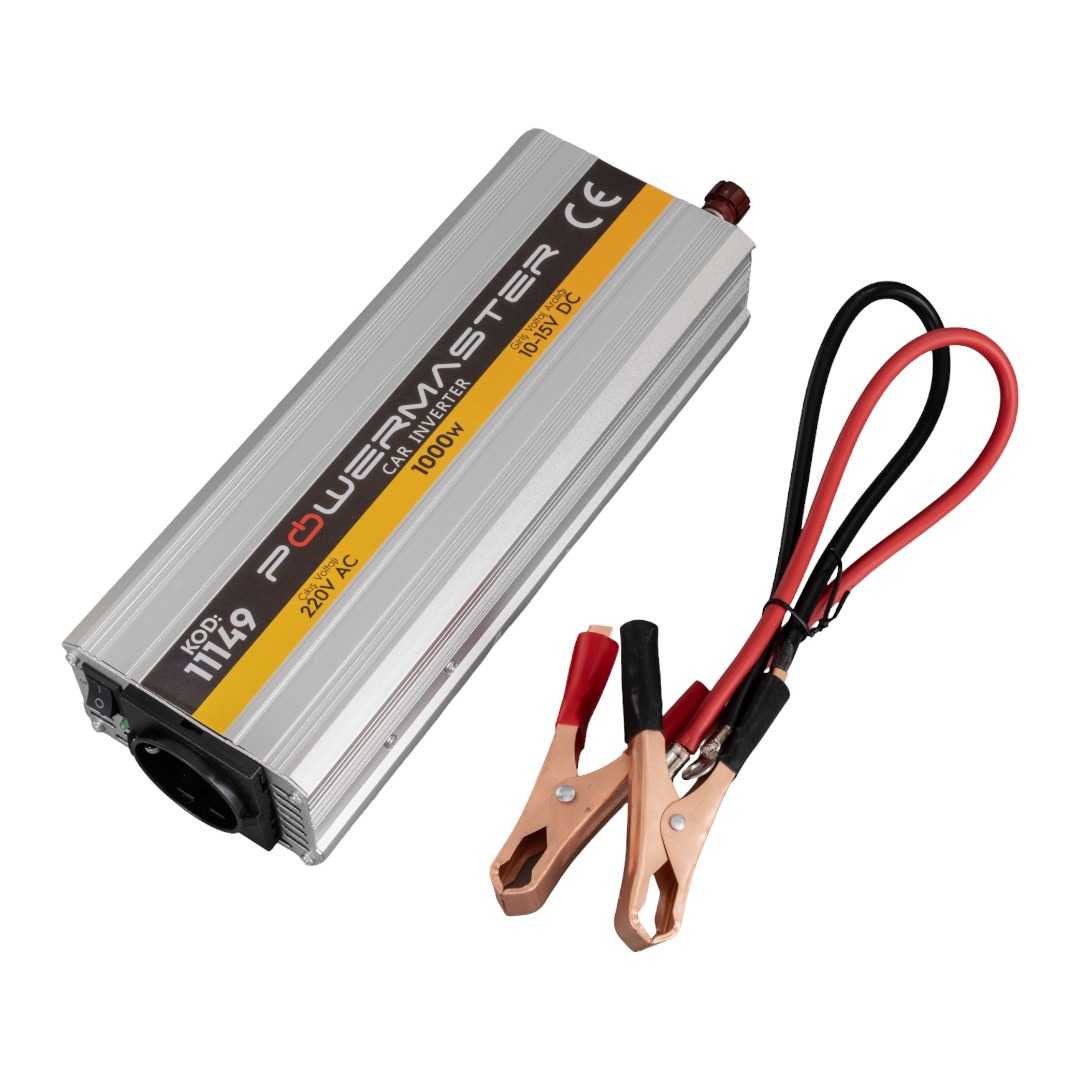 12 VOLT - 1000 WATT MODIFIED SINUS INVERTER (10-15V ARASI-220V AC)