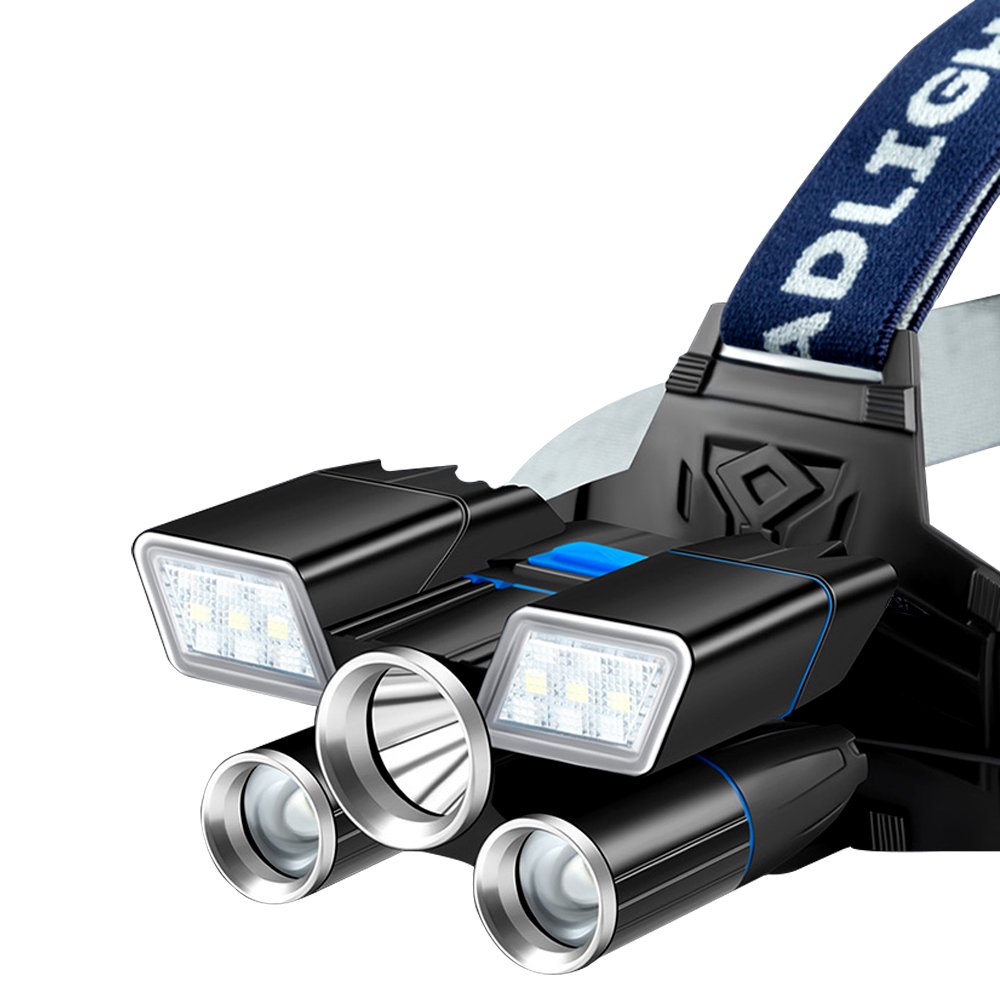 18+3 POWER LEDLİ SU GEÇİRMEZ ŞARJLI KAFA FENERİ (81)