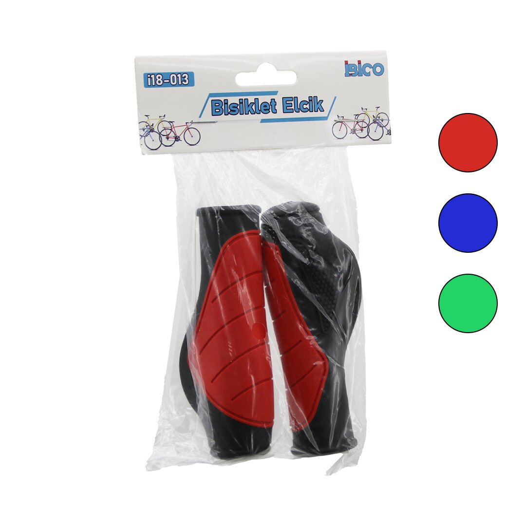 2 PCS SET RENKLİ - SİLİKON BİSİKLET ELCİK