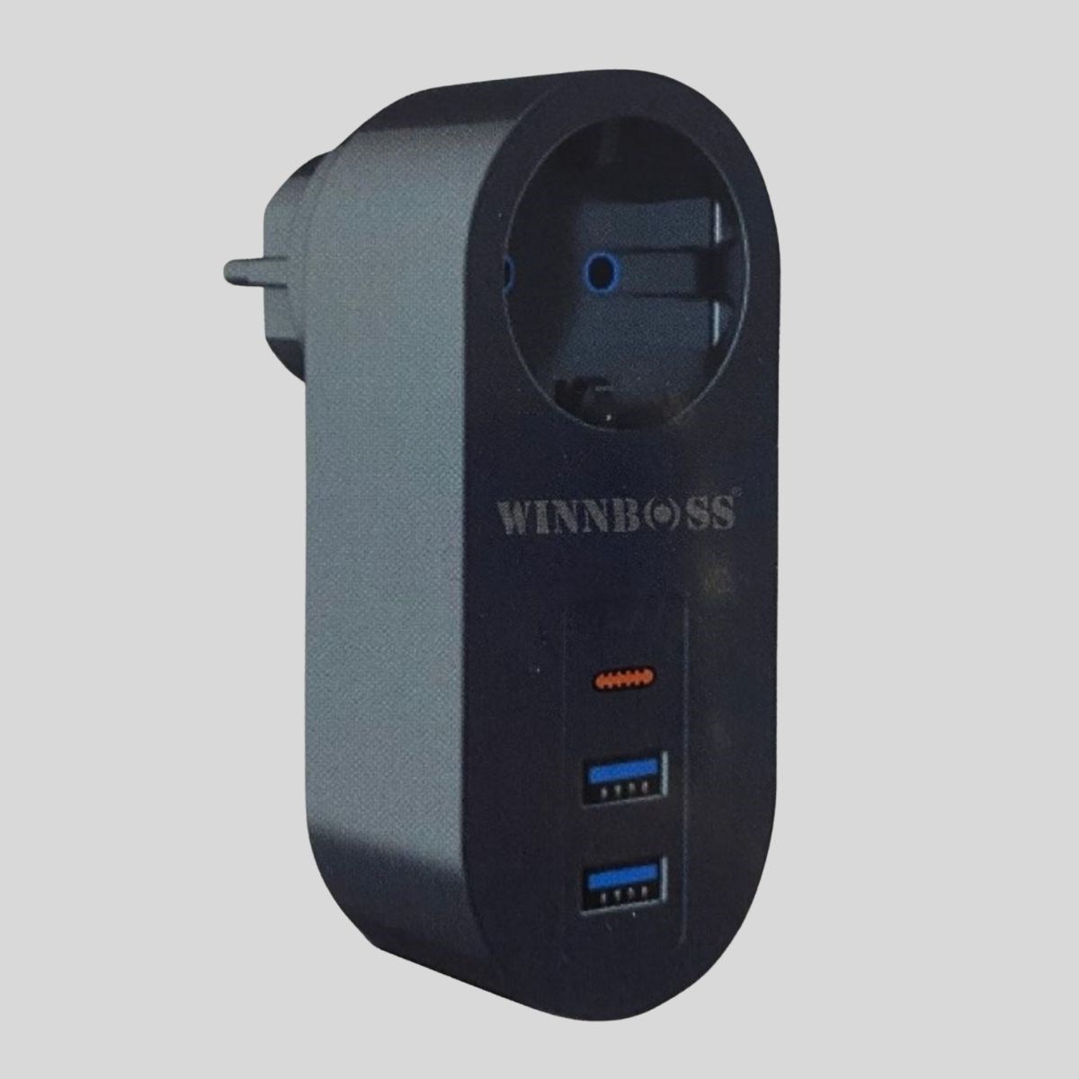 2 USB,1 TYPE-C Girişli 1'li Çocuk Korumalı,Isıya Karşı Dayanıklı 2500Watt Termal Akım Korumalı Priz