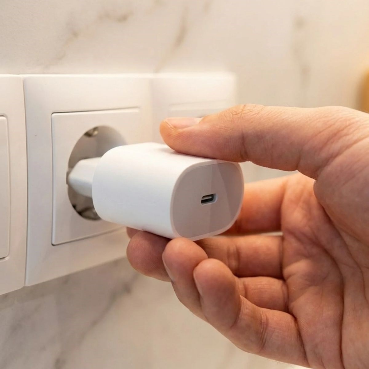 20W USB-C Hızlı Şarj Adaptörü – Power Delivery (PD) Destekli Güç Adaptörü, Güvenli Şarj Başlığı