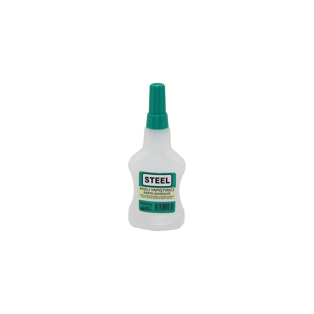 24 ADET WİNCELL STEEL HIZLI YAPIŞTIRICI 37GR MDF-AHŞAP-METAL-PLASTİK-DERİ