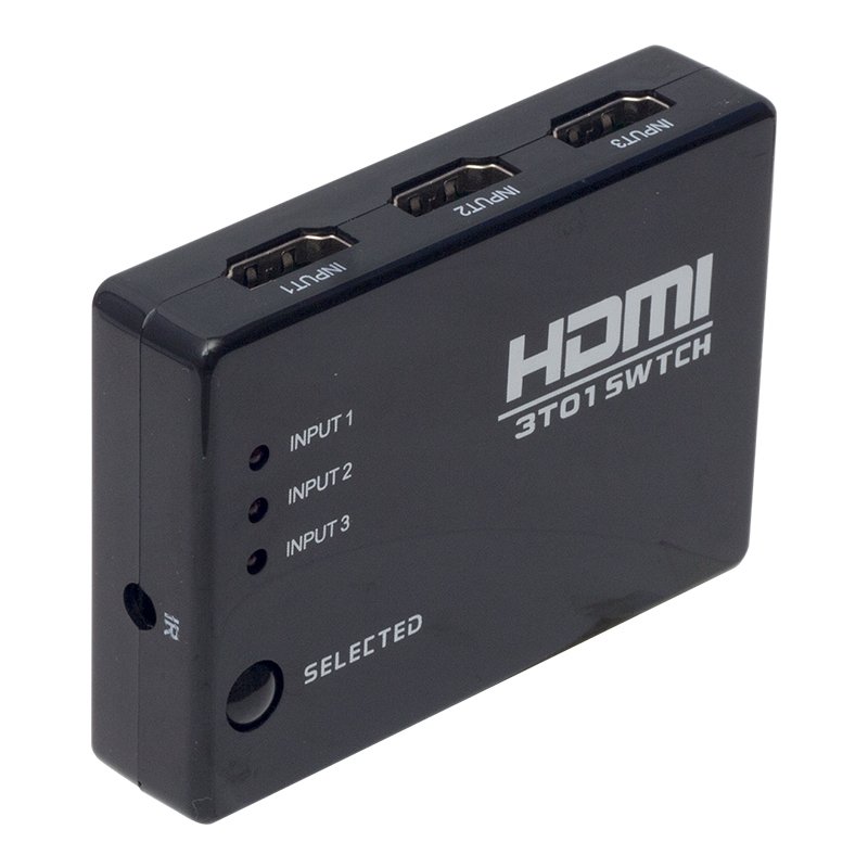 3 GİRİŞ 1 ÇIKIŞ HDMI SWITCHER TOPLAYICI KUMANDALI ADAPTÖRSÜZ