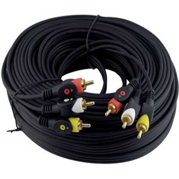3 RCA + 3 RCA 1.KALİTE 20 METRE KABLO