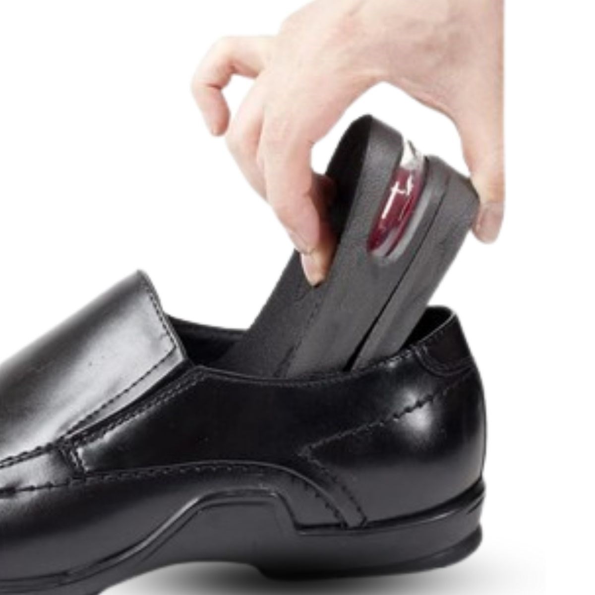 5 cm Boy Uzatıcı Silikon Ortopedik Topuk Tabanlık – Yüksek Konforlu Gizli Yükseltici Ped (Unisex)
