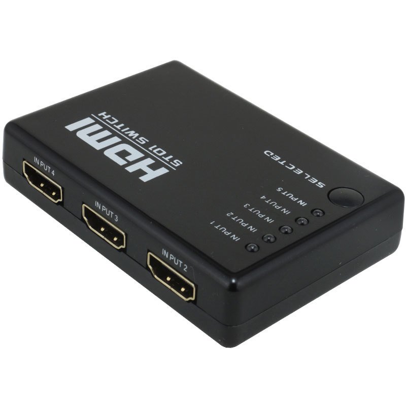 5 GİRİŞ 1 ÇIKIŞ HDMI SWITCHER TOPLAYICI KUMANDALI ADAPTÖRSÜZ (81)