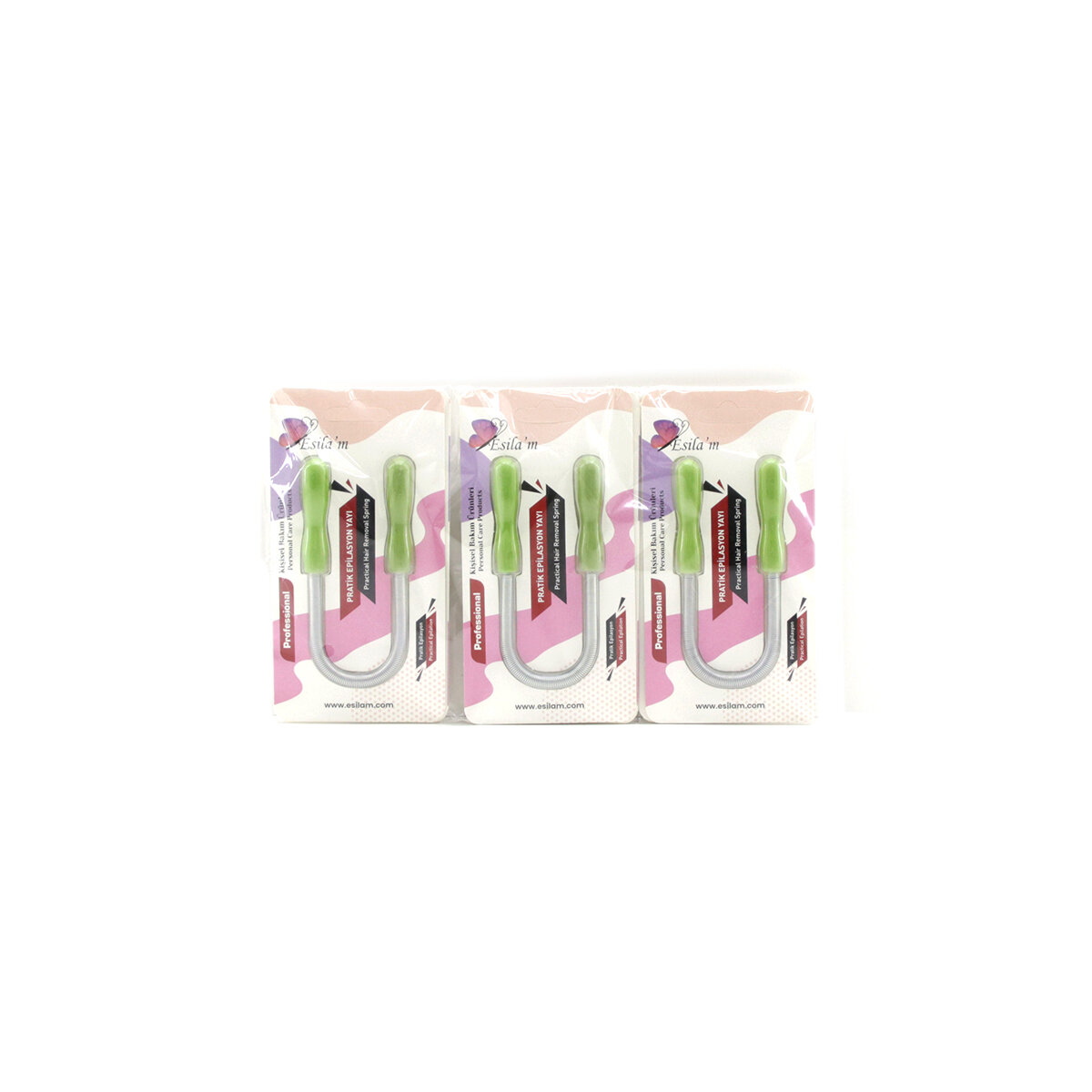 6 ADET PRATİK EPİLASYON YANAK YAYI SAPAN MODELİ KIL TÜY TEMİZLEME