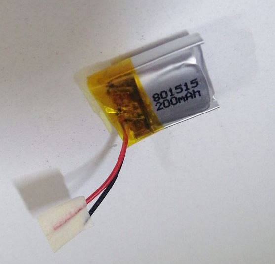 801515 3.7 VOLT 200 MAH LİTYUM POLİMER PİL