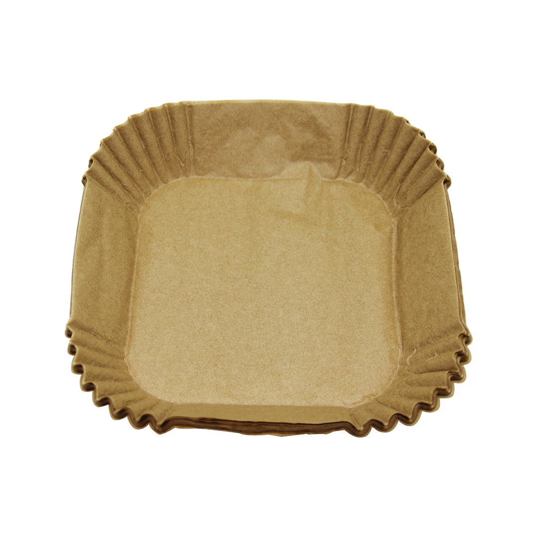 AİR FRYER 50 PARÇA  KARE - 16X4.5CM KAĞIT PİŞİRME KALIBI