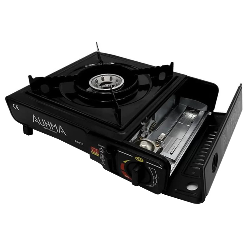 AUHMA AGST1 TEKLİ PORTATİF OCAK TAŞINABİLİR ÇANTALI PİKNİK VE KAMP OCAĞI