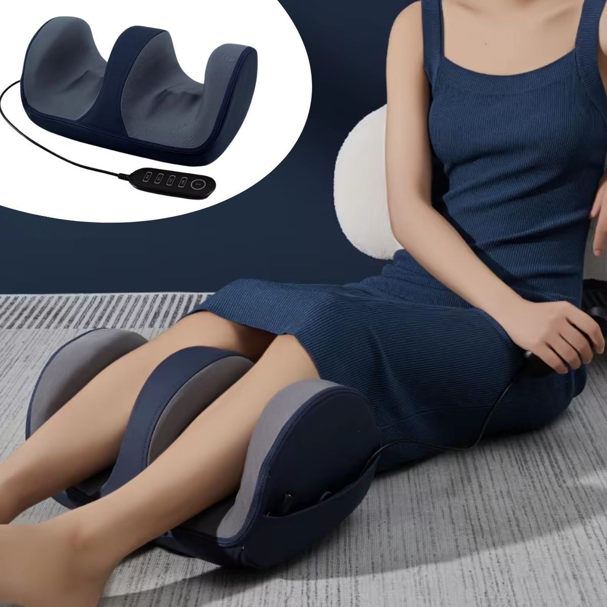 Ayak,Baldır ve Bilekler İçin Rahatlatıcı Kumandalı Masaj Aleti