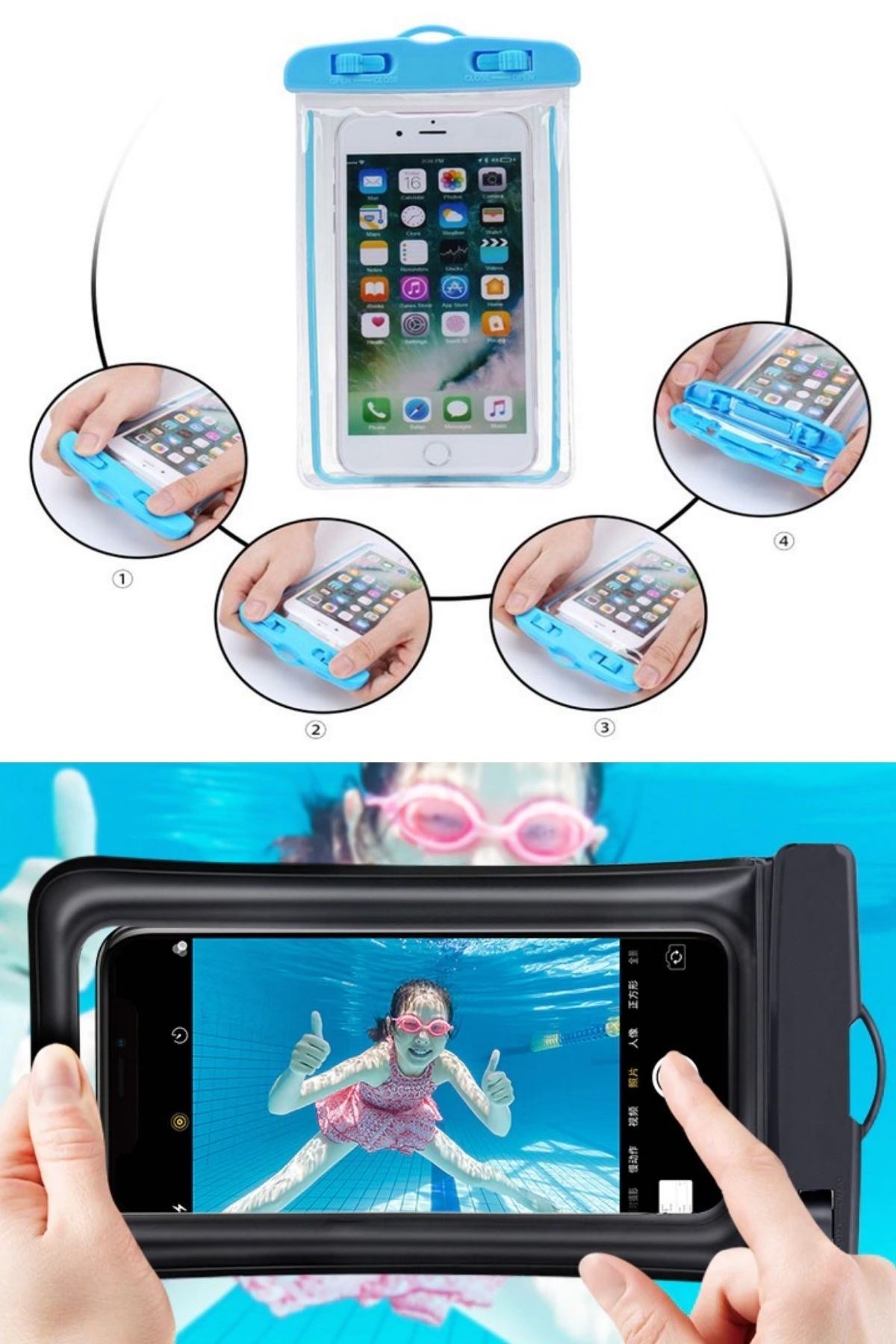 Bisiklete Takılan Su ve Yağmur Gerirmez Telefon Kılıfı Universal