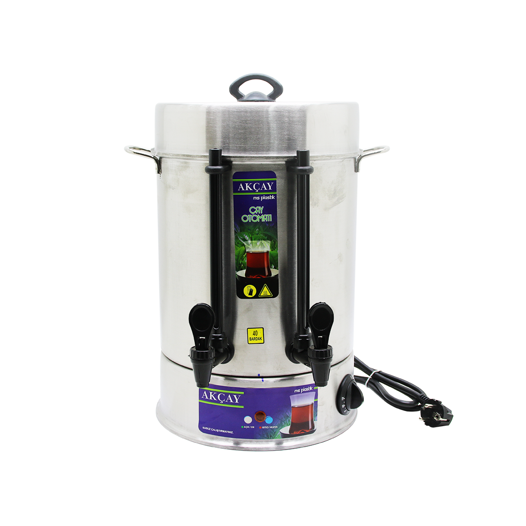 ÇAY OTOMATI 40 BARDAK SEMAVER ELEKTRİKLİ ÇAY MAKİNESİ ( MARKA DEĞİŞKENLİK GÖSTEREBİLİR )
