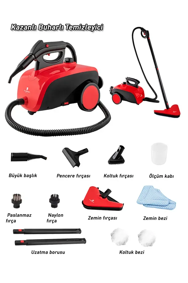 Classen Smart Çok Fonksiyonlu Güçlü Buharlı Temizleyici Makinesi