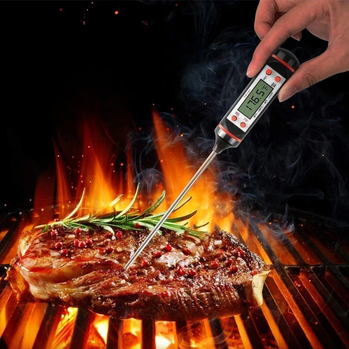 Dijital Gıda Termometresi Süt,Et,Yoğurt Mayalama,Mama Derecesi Ölçer Gıda Termometresi