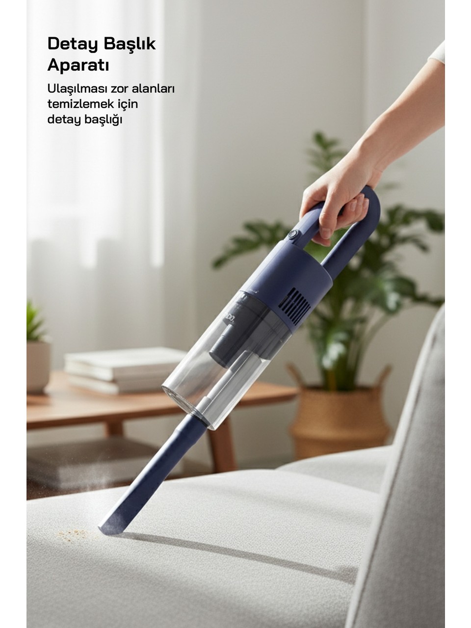 DİKEY MAVİ ELEKTRİKLİ SÜPÜRGE 500W 90° BAŞLIK - 1.5LT TOZ HAZNE - ÇİFT FİLTRE SVC-8628