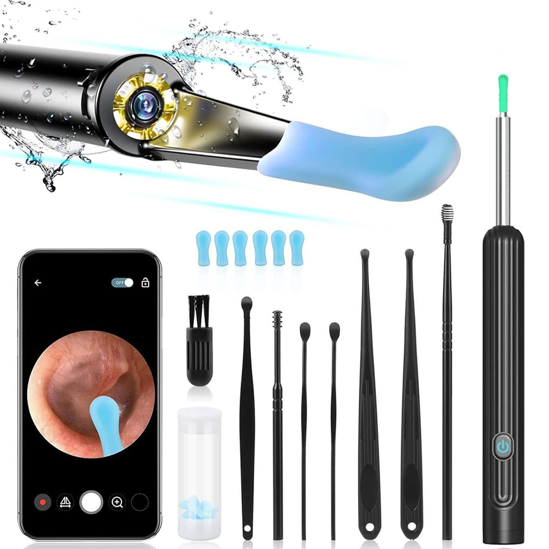 ENDOSKOP KAMERALI KULAK TEMİZLEME CİHAZI ALL-IN-ONE SET