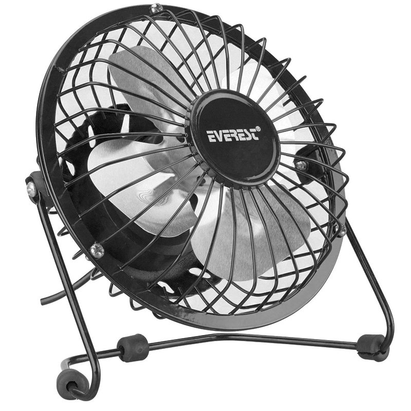 EVEREST EFN-482 MASAÜSTÜ METAL SİYAH FAN