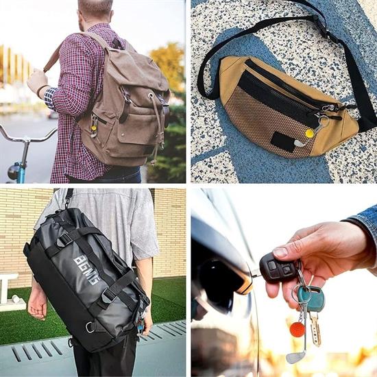 Gerçekçi Golf Tasarımlı Şık Anahtarlık Kolye Çanta Süsü Golf Keychain