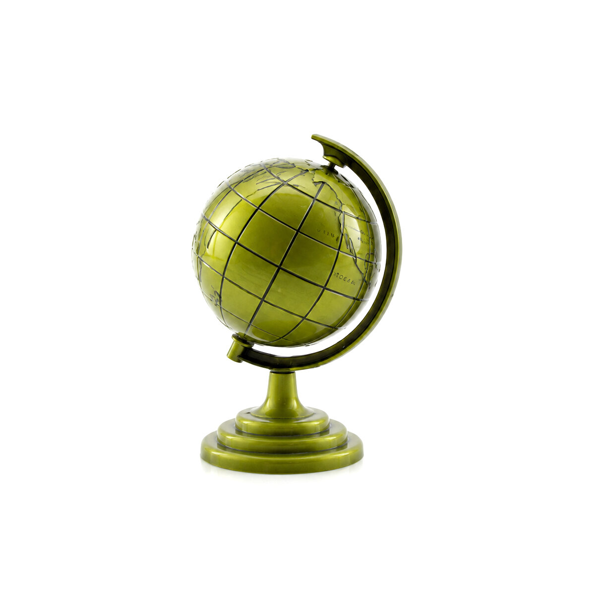 GLOBE KÜÇÜK METAL DÜNYA BİBLOSU - DEKORATİF SÜS EŞYASI