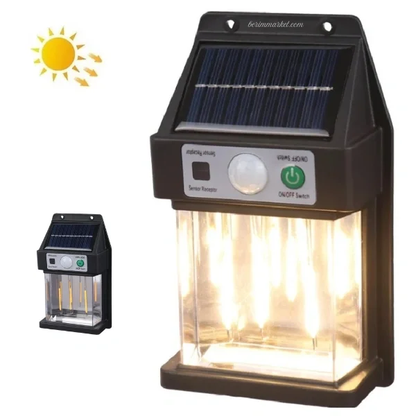 Güneş Enerjili Duvar Lambası YX-666 3W