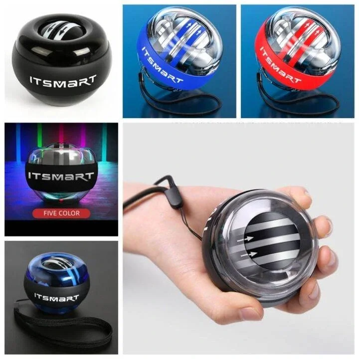 Gyro Ball El Bilek Egzersiztopu Otomatik Jiroskop Kol Kuvvet Spor Ekipmanı