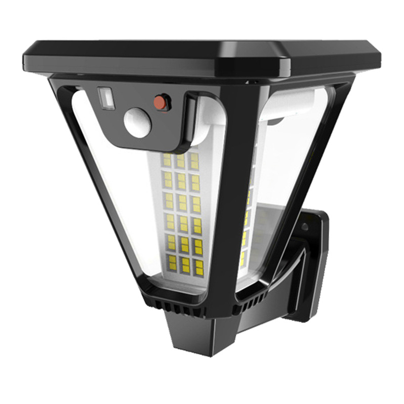 HS-V83 SOLAR SENSÖRLÜ 100 SMD LEDLİ 3 MODLU BAHÇE VE DUVAR LAMBASI