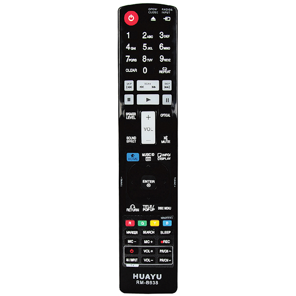 HUAYU KD RM-B938 LG UNIVERSAL DVD KUMANDA BLİSTERLİ