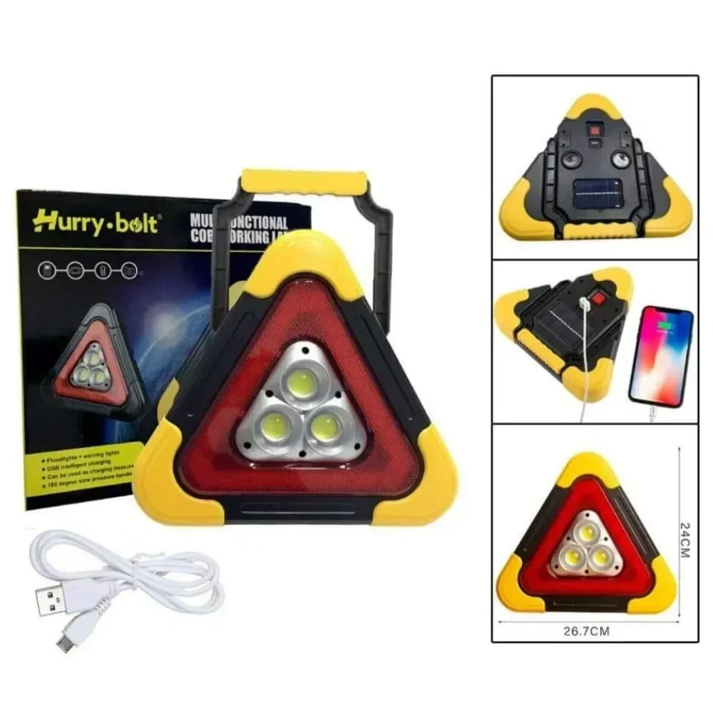 Hurry Bolt Şarjlı Cob Led Reflektör