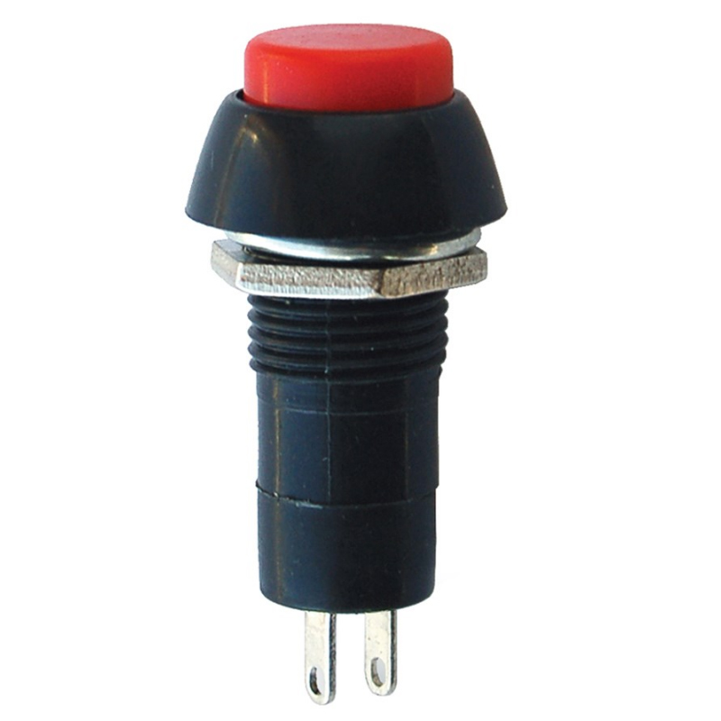 IC-186 YUVARLAK BASMALI 12MM KALICILI BUTON ANAHTAR PBS-11A-B
