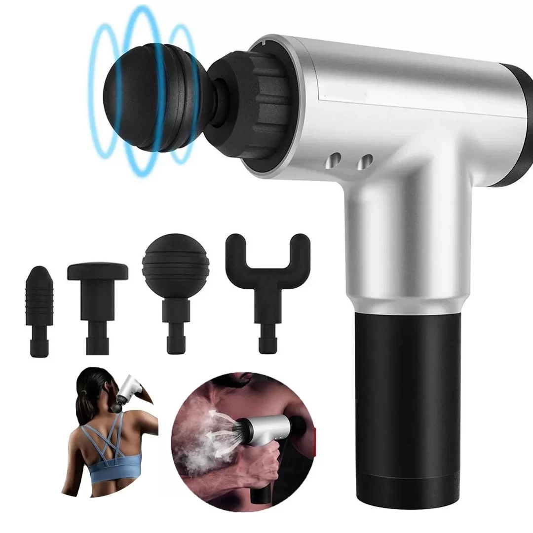 Kablosuz Adaptörlü Masaj Tabancası – Şarjlı Masaj Tabancası KH-320