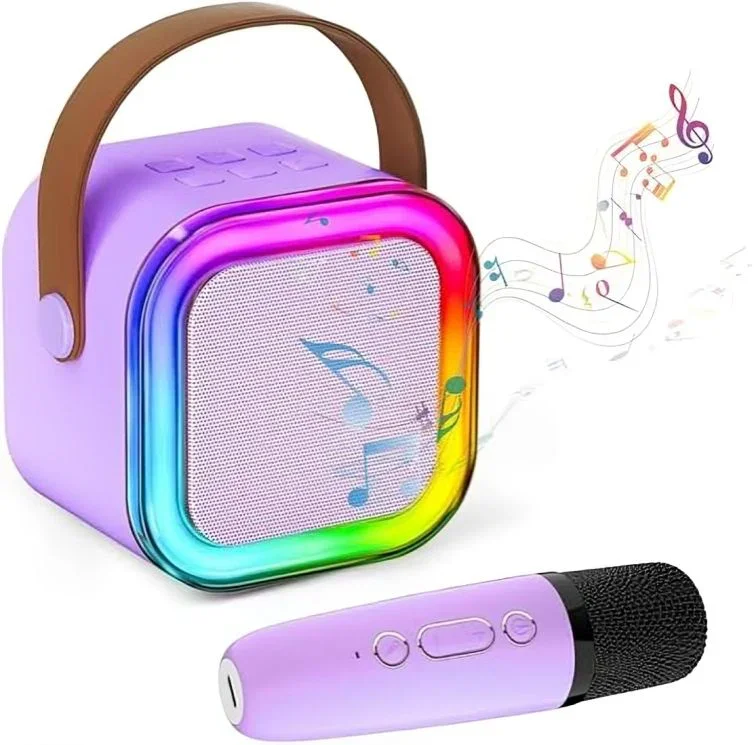 Karaoke Mikrofon Hoparlör Seti Mini