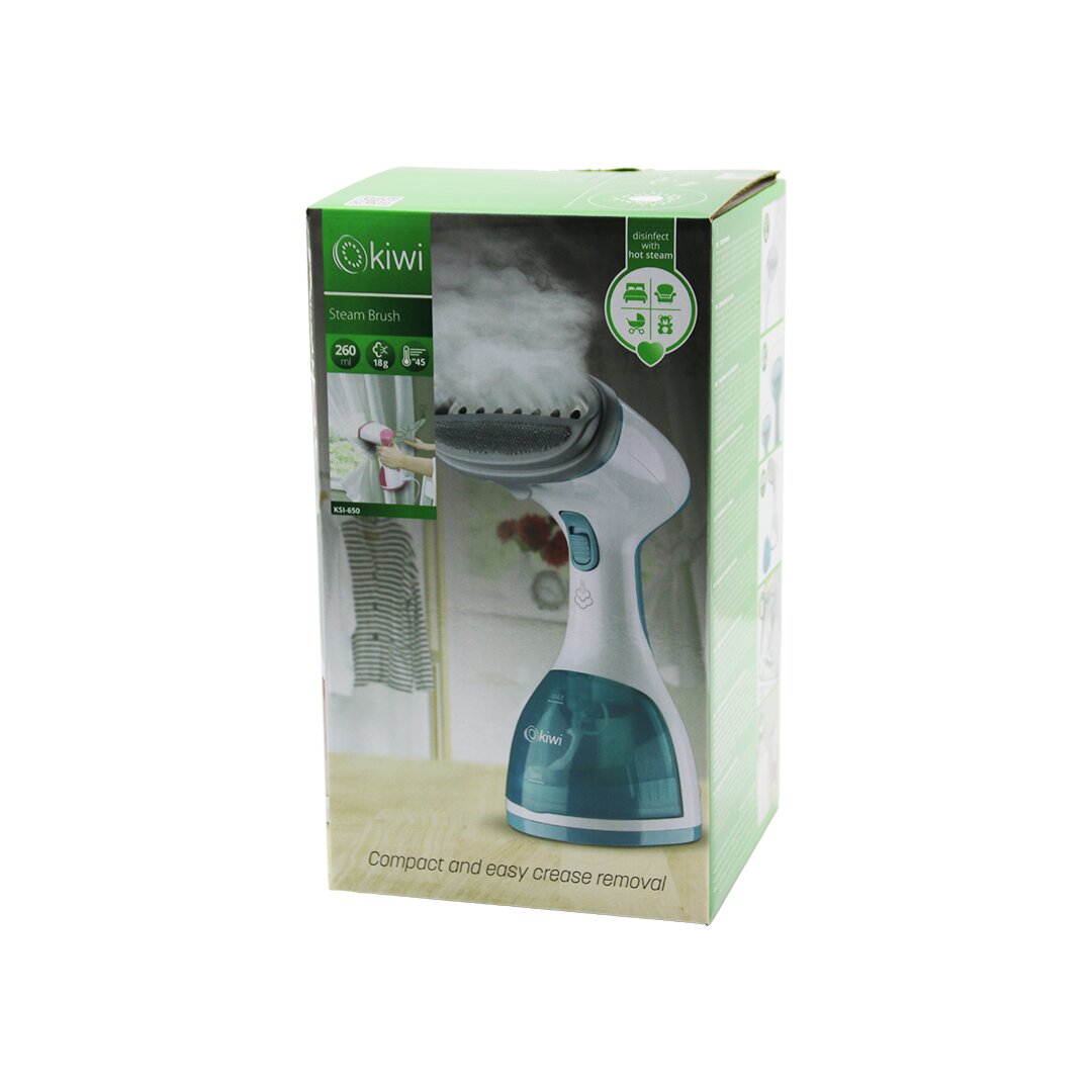 KİWİ KSI-650 PORTATİF BUHARLI KIRIŞIK GİDERİCİ ÜTÜ 1200W SU TANKI=260MLHIZLI ISINMA=45 SANİYEDAKİKADA=18GR BUHAR