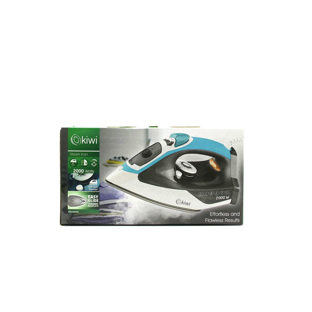 KİWİ KSI-6319C BUHARLI ÜTÜ SERAMİK PLAKA 2000W
