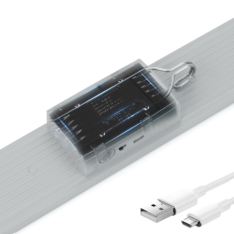 KUMANDALI - ZAMAN - IŞIK GÜCÜ AYARLI METAL ASKILI - USB ŞARJLI LAMBA FENER 20SMD LED