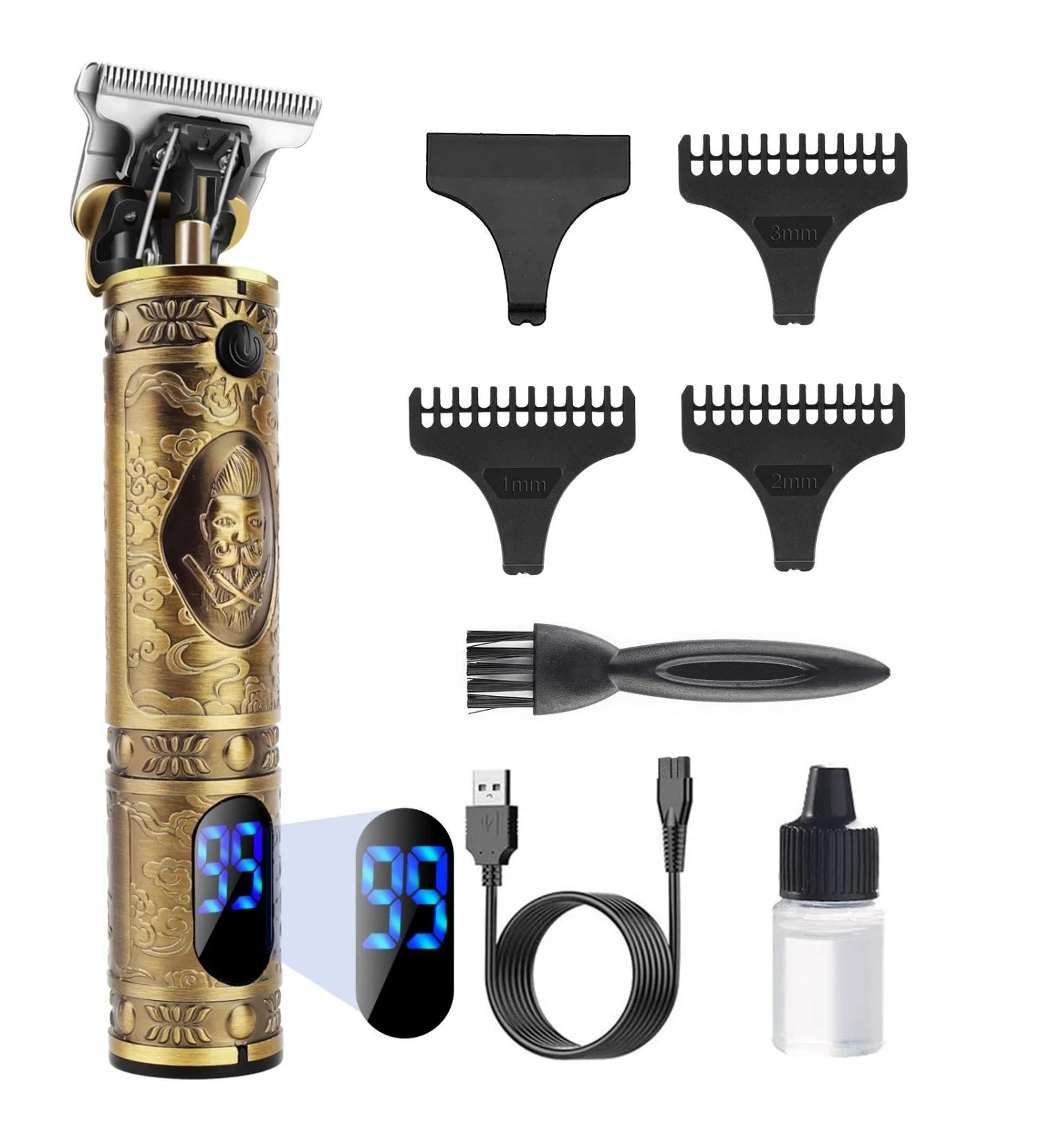 Lcd Ekranlı Traş Makinası Saç Sakal Düzeltme XYY-919