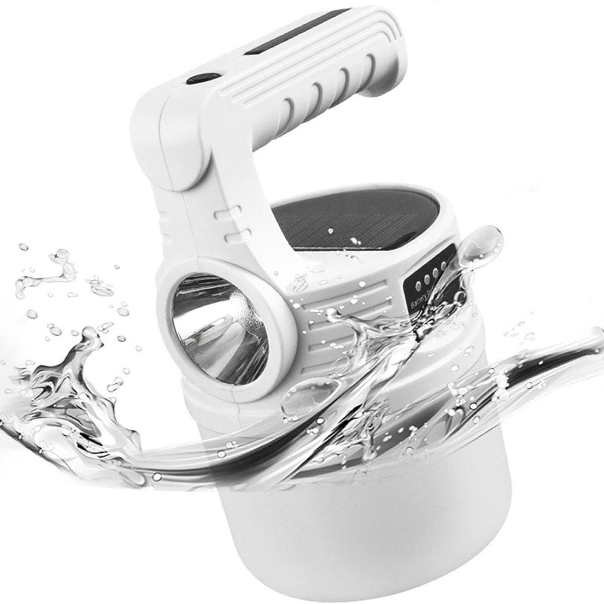 LED Güneş Enerjili Kamp Lambası–2000 Lümen Süper Parlak, 5 Aydınlatma Modlu,USB ile Şarj Edilebilir Dış Mekan,Asılabilir Torch El Feneri