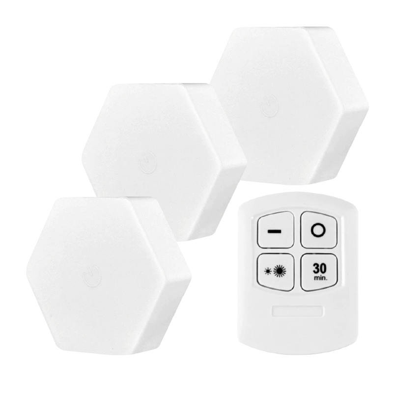 LEDLİ UZAKTAN KUMANDALI ÜÇLÜ TEZGAH ALTI AYDINLATMA