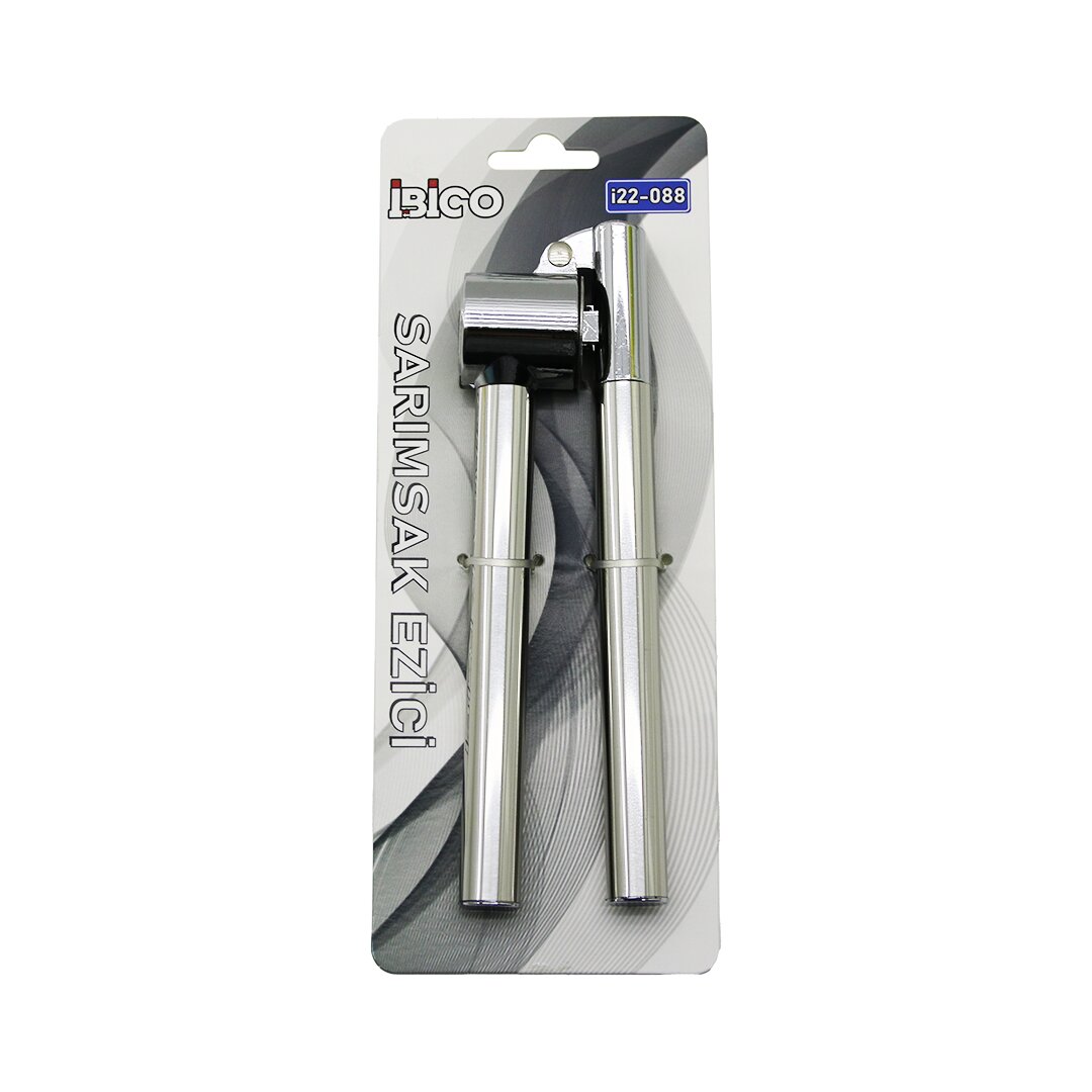 LÜKS - METAL  ÇELİK SARIMSAK EZİCİ  KOLLU PRES MODELİ