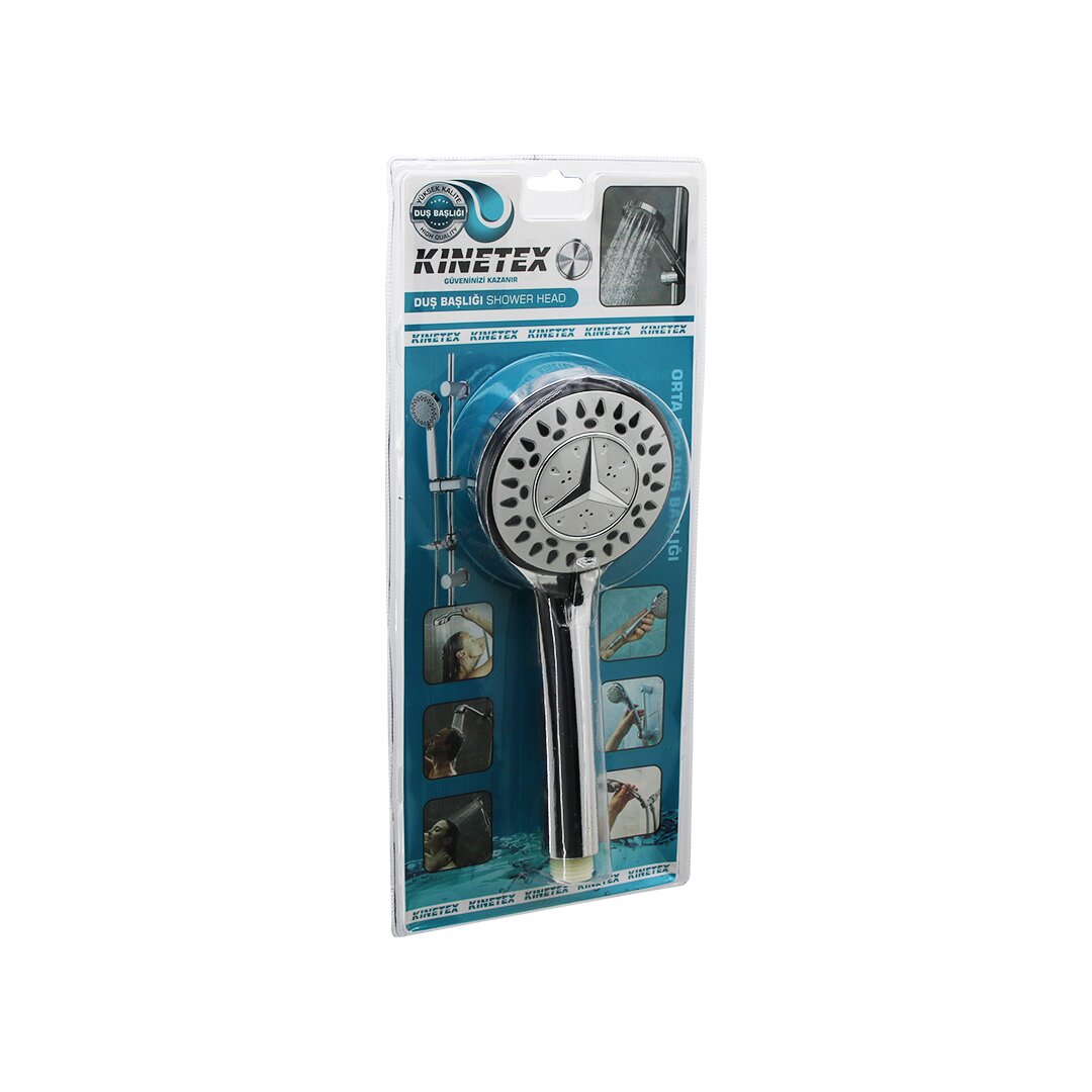 MERCEDES ORTA YUVARLAK- BOMBELİ=9.5CM DUŞ BAŞLIK KADEMELİ KROM GÖVDE- SİYAH KENAR-İĞNE SAP:13.5CM