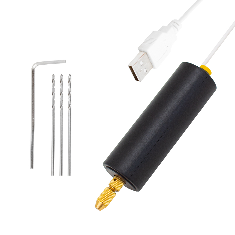 MİNİ HOBBY DRILL EL MATKABI (5 VOLT USB ADAPTÖR İLE ÇALIŞIR)