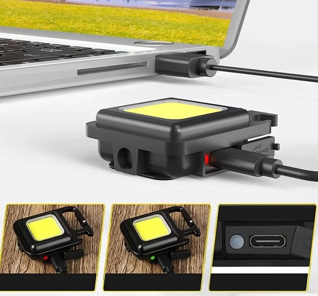 Mini Taşınabilir Led Çok Fonksiyonlu Fener