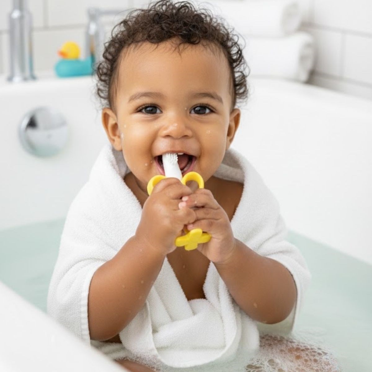 Muz Şekilli Diş Kaşıma Aparatı – Bebekler İçin Silikon Diş Kaşıyıcı, Diş Çıkarma Oyuncağı